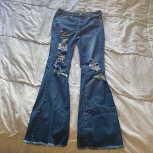 RUE 21 flare skinny jeans